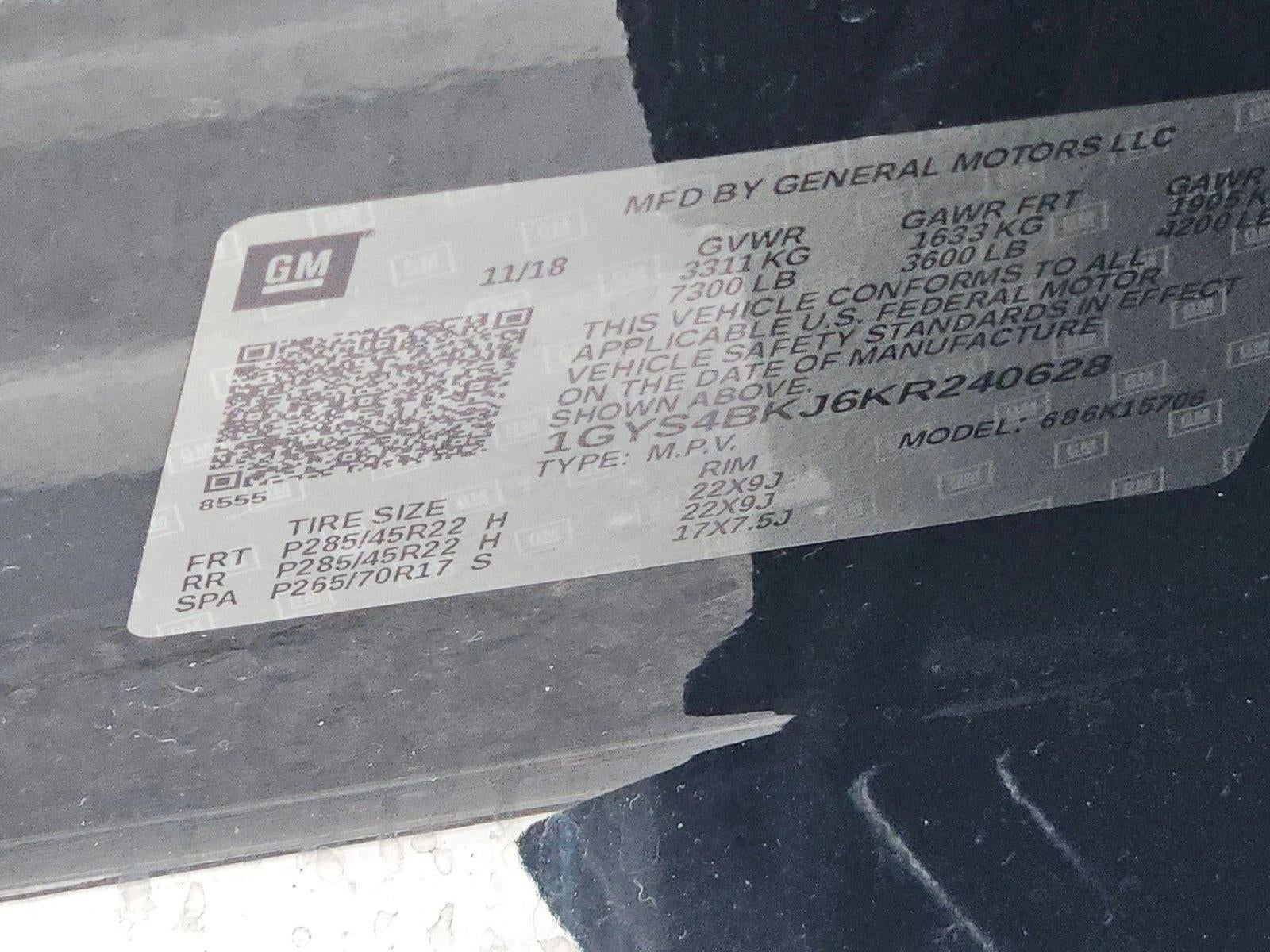 2019 Cadillac Escalade Luxury