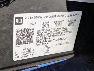 2025 Chevrolet Silverado 1500 LT