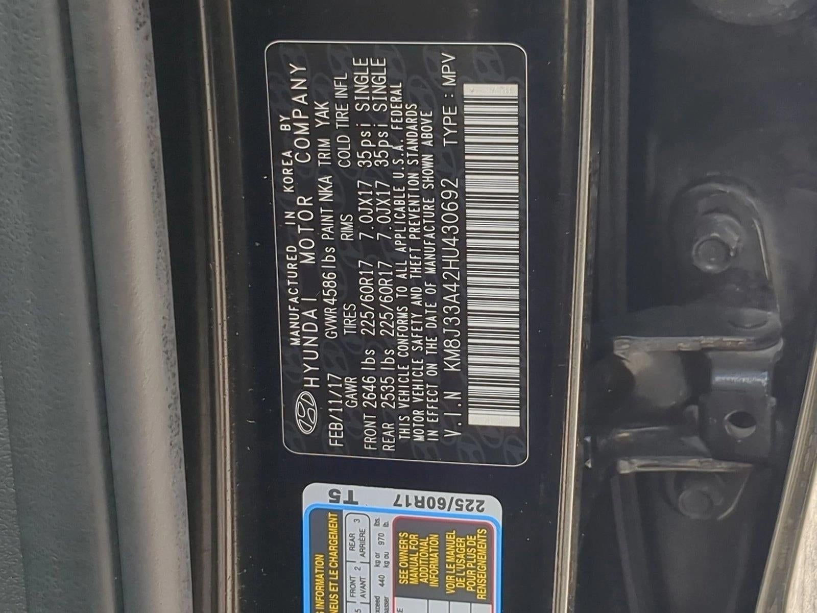2017 Hyundai Tucson SE Plus