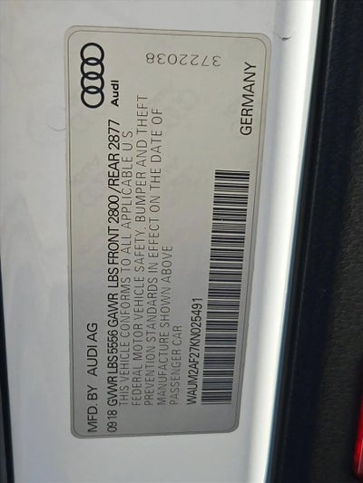 2019 Audi A6 Prestige