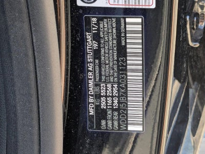 2019 Mercedes-Benz CLS 450 CLS 450