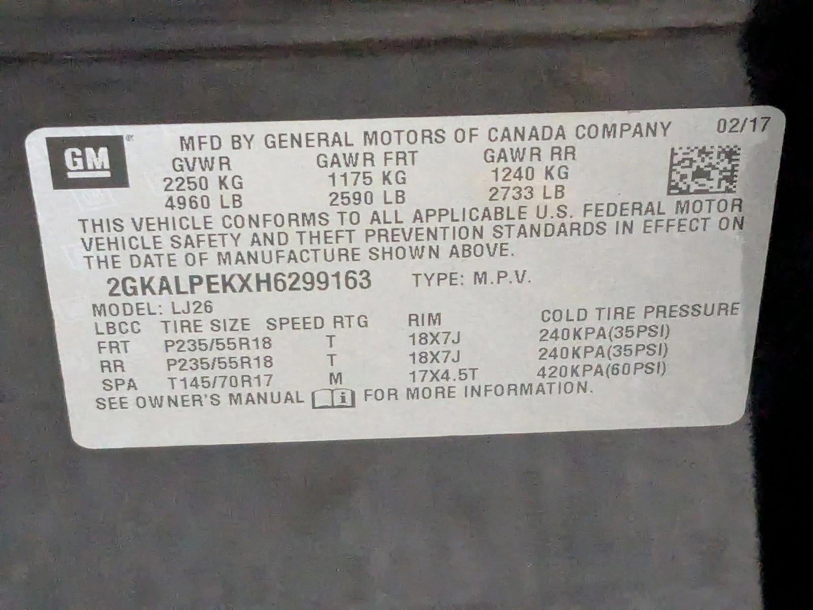 2017 GMC Terrain SLT