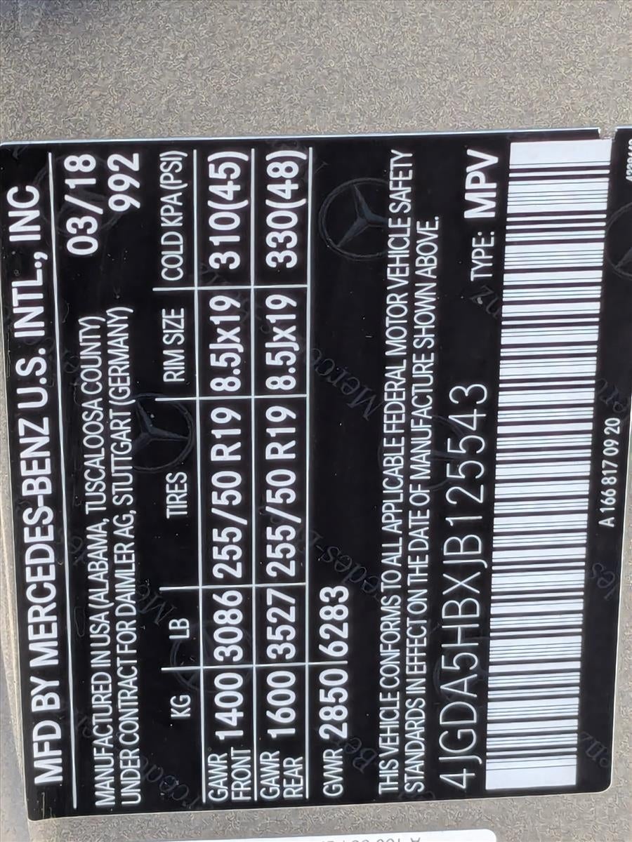 2018 Mercedes-Benz GLE GLE 350