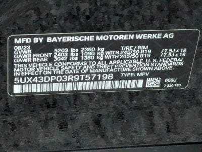 2024 BMW X3 sDrive30i