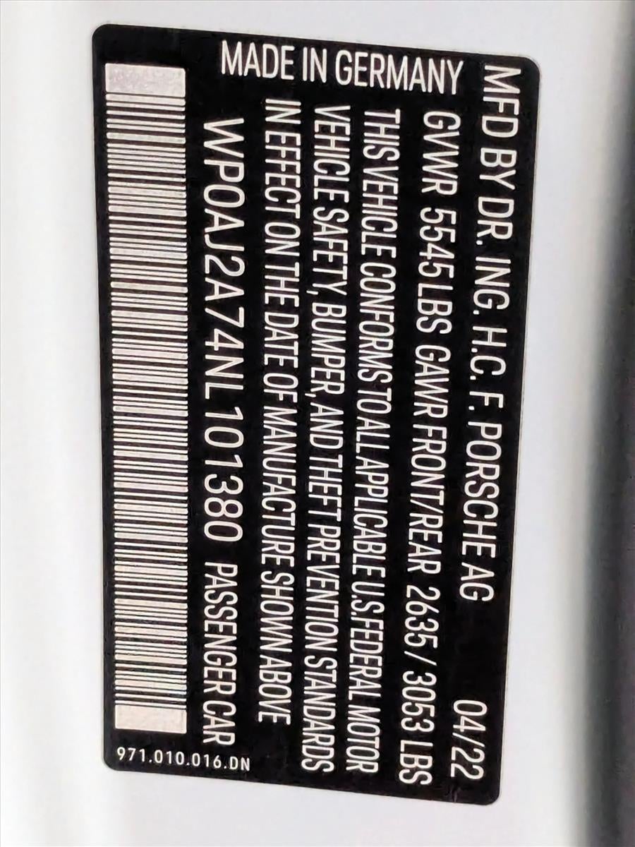 2022 Porsche Panamera Base