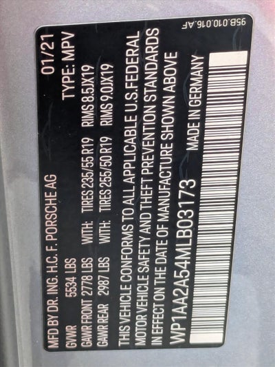 2021 Porsche Macan Base