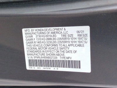 2022 Honda Odyssey Touring