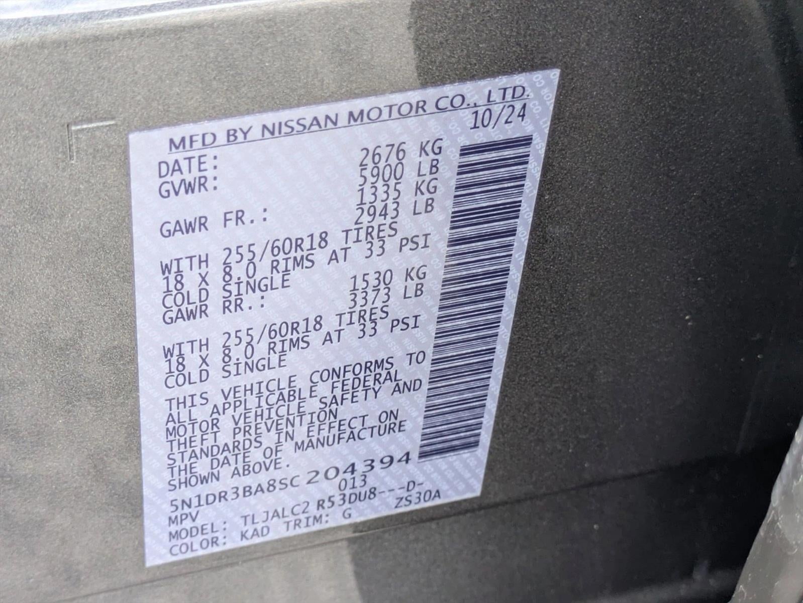 2025 Nissan Pathfinder SV