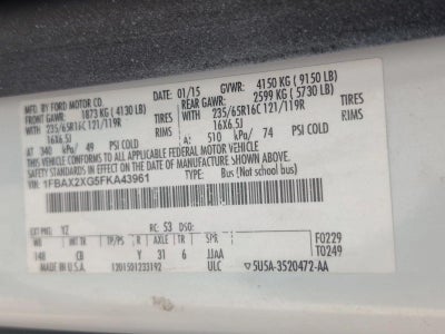 2015 Ford Transit Wagon XL