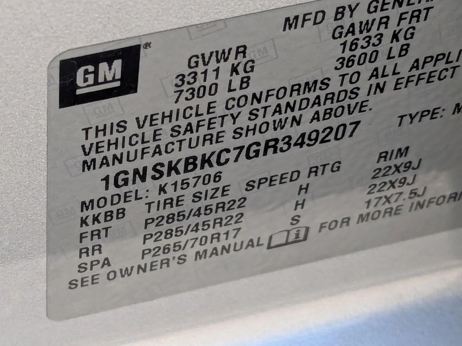 2016 Chevrolet Tahoe LT