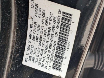 2015 Honda Accord LX