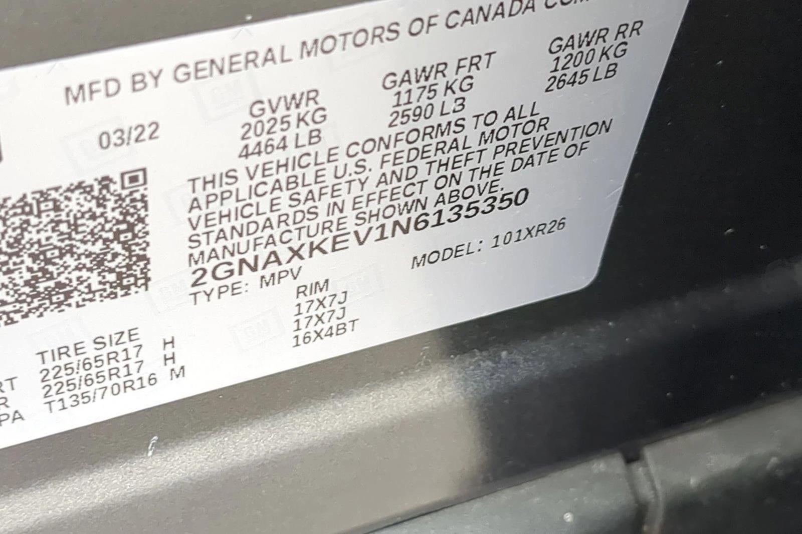 2022 Chevrolet Equinox LT