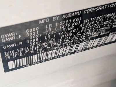 2019 Subaru Ascent Touring