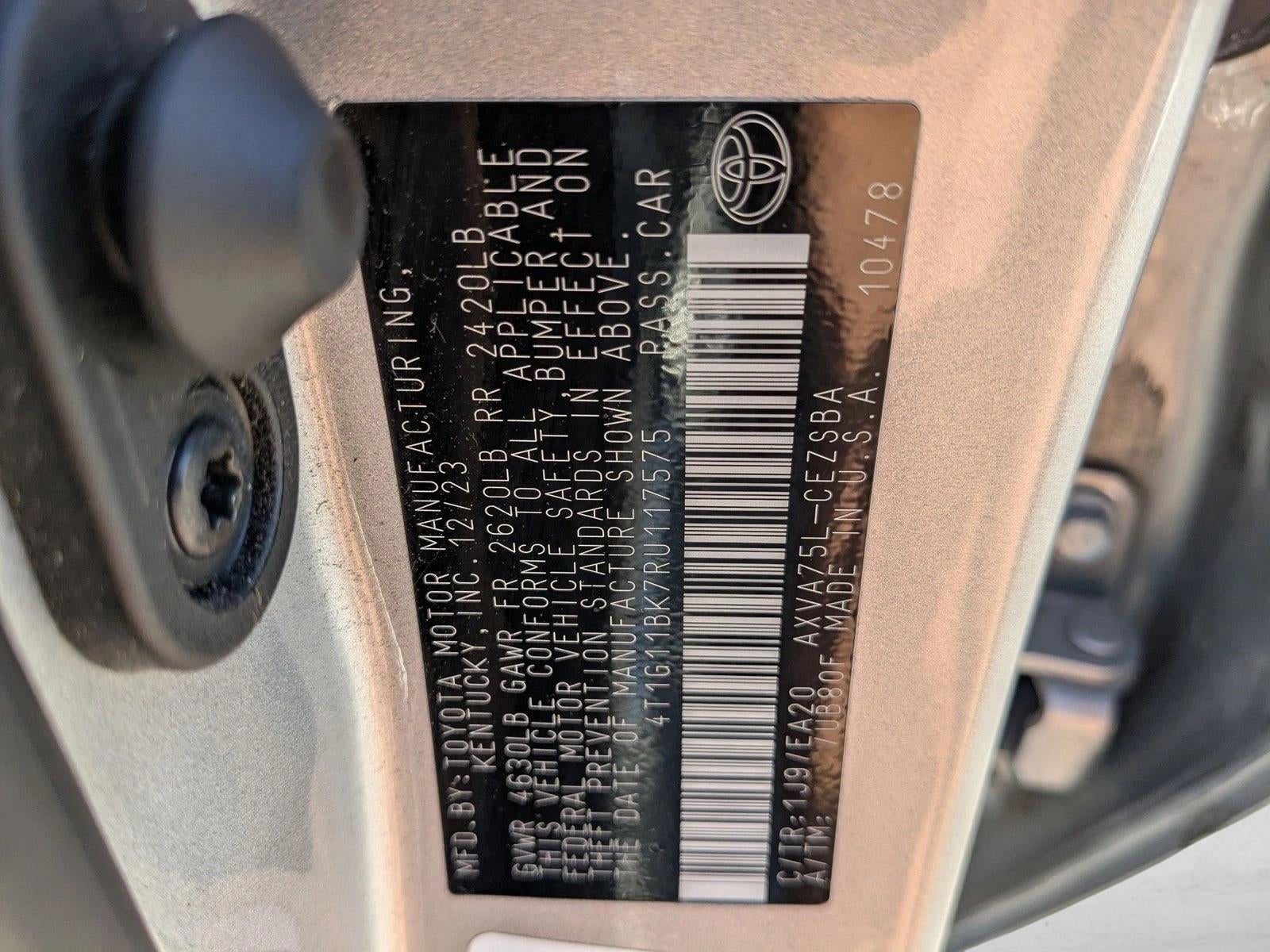 2024 Toyota Camry SE