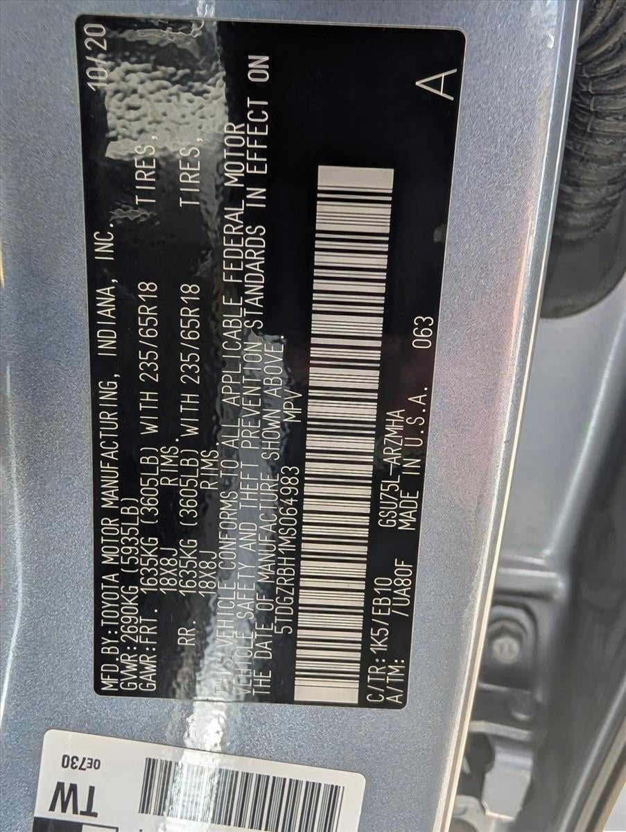 2021 Toyota Highlander XLE