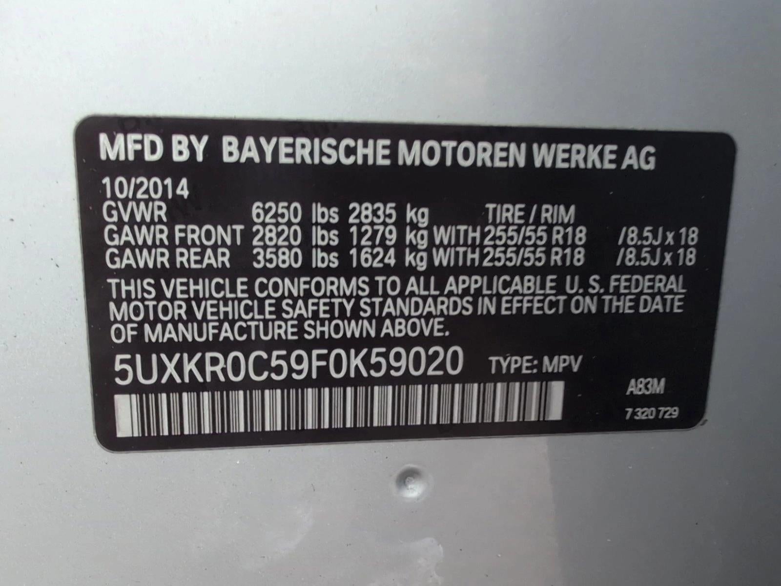 2015 BMW X5 xDrive35i