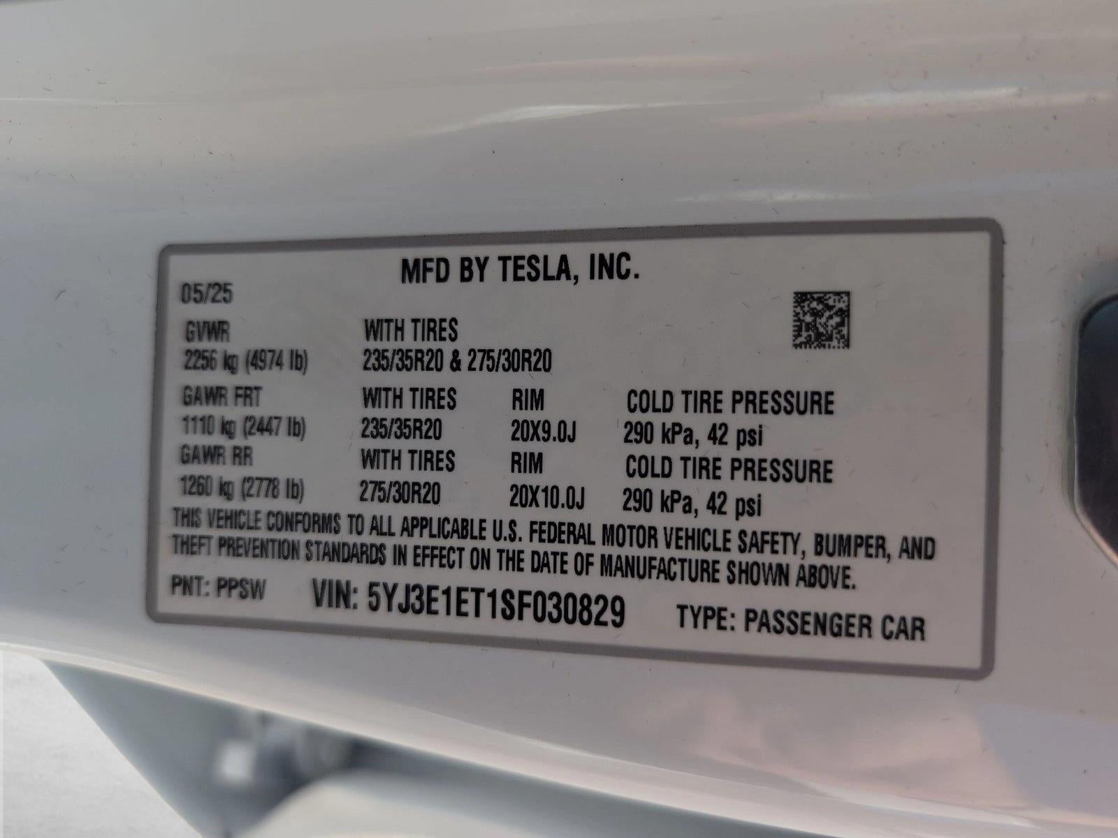 2025 Tesla Model 3 Performance