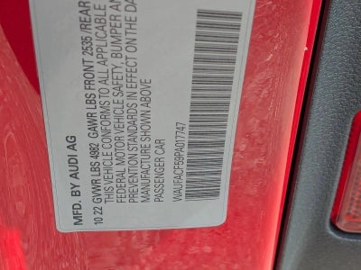 2023 Audi A5 Sportback Premium Plus 45 TFSI S line quattro S tronic