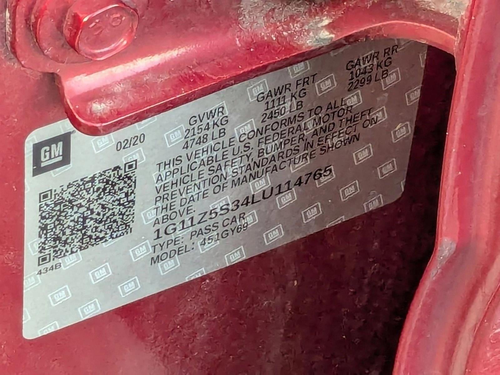 2020 Chevrolet Impala LT