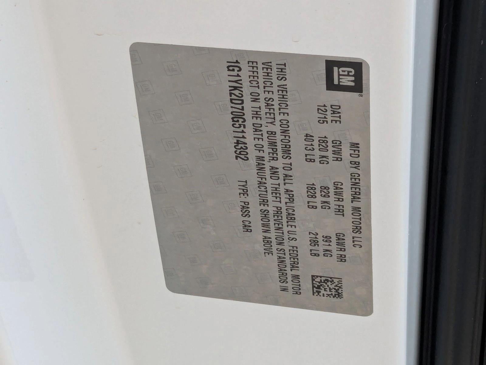 2016 Chevrolet Corvette Stingray Z51 2LT