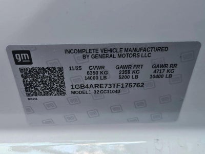 2026 Chevrolet Silverado 3500 HD Chassis Cab Work Truck