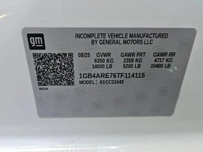 2026 Chevrolet Silverado 3500 HD Chassis Cab Work Truck