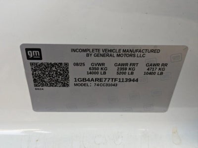 2026 Chevrolet Silverado 3500 HD Chassis Cab Work Truck