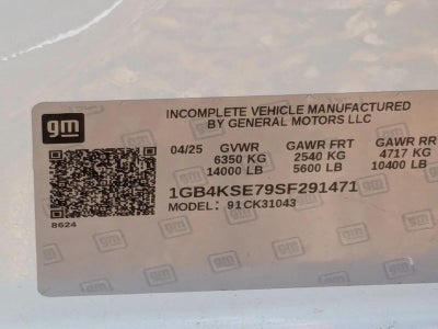 2025 Chevrolet Silverado 3500 HD Chassis Cab Work Truck