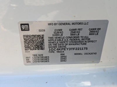 2026 Chevrolet Silverado 2500 HD LTZ