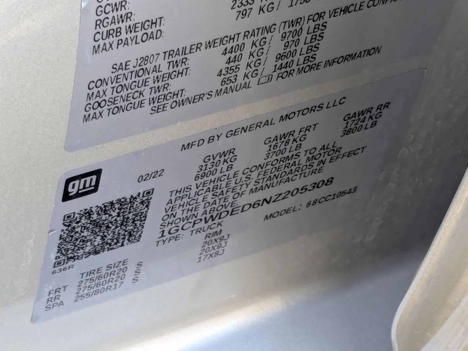 2022 Chevrolet Silverado 1500 LTD RST