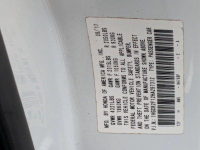 2017 Honda Accord Sedan Sport SE