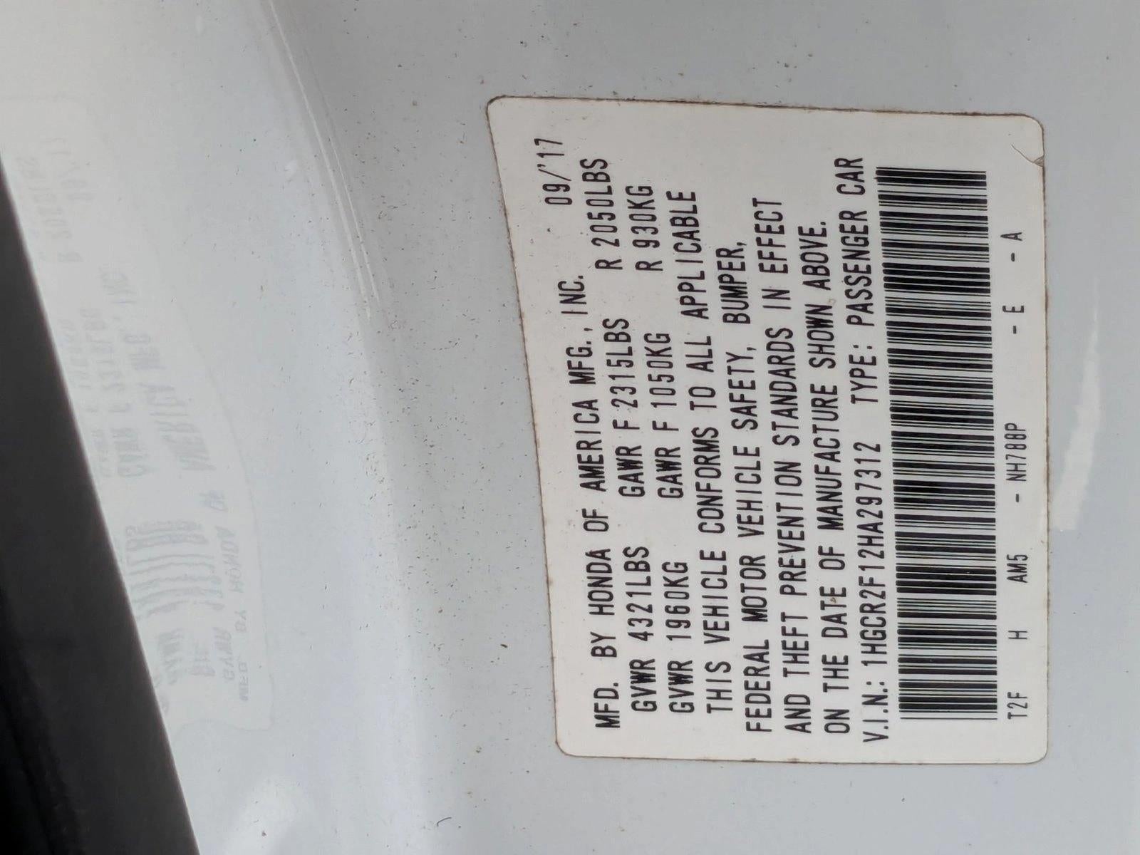 2017 Honda Accord Sedan Sport SE