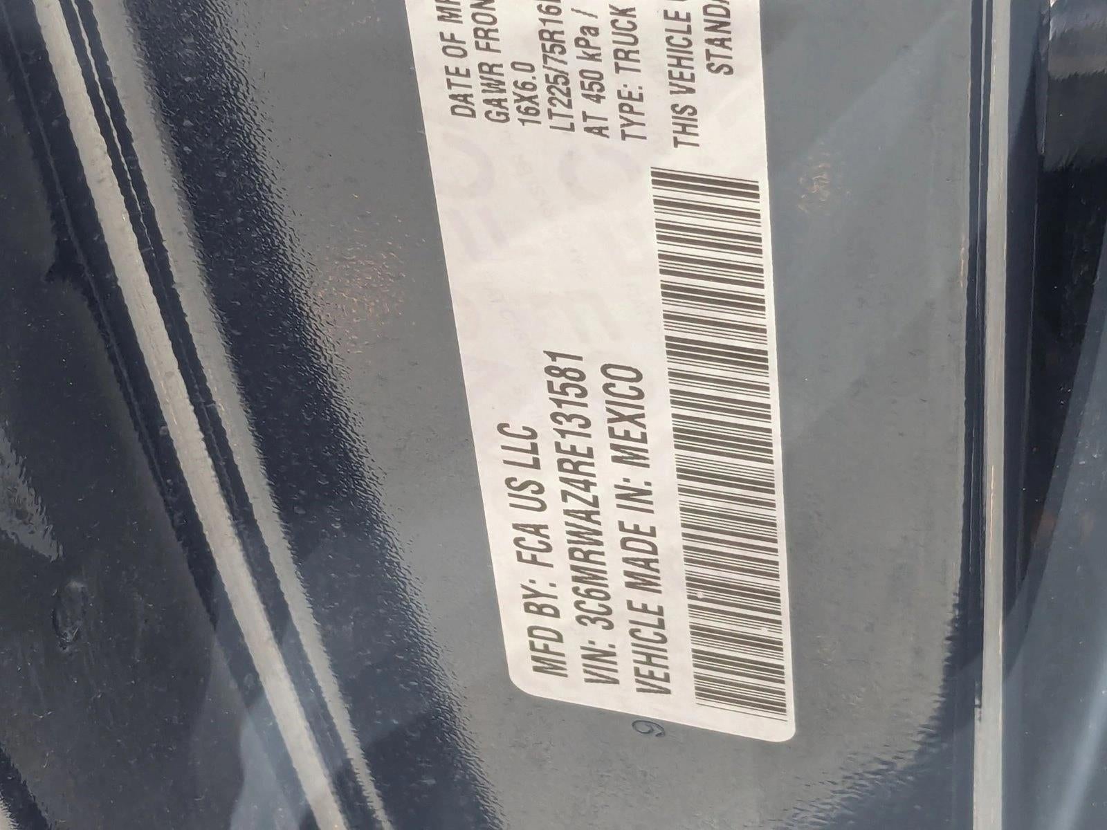 2024 RAM ProMaster Delivery Van BE Base