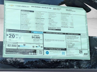 2026 Chevrolet Silverado 1500 WT