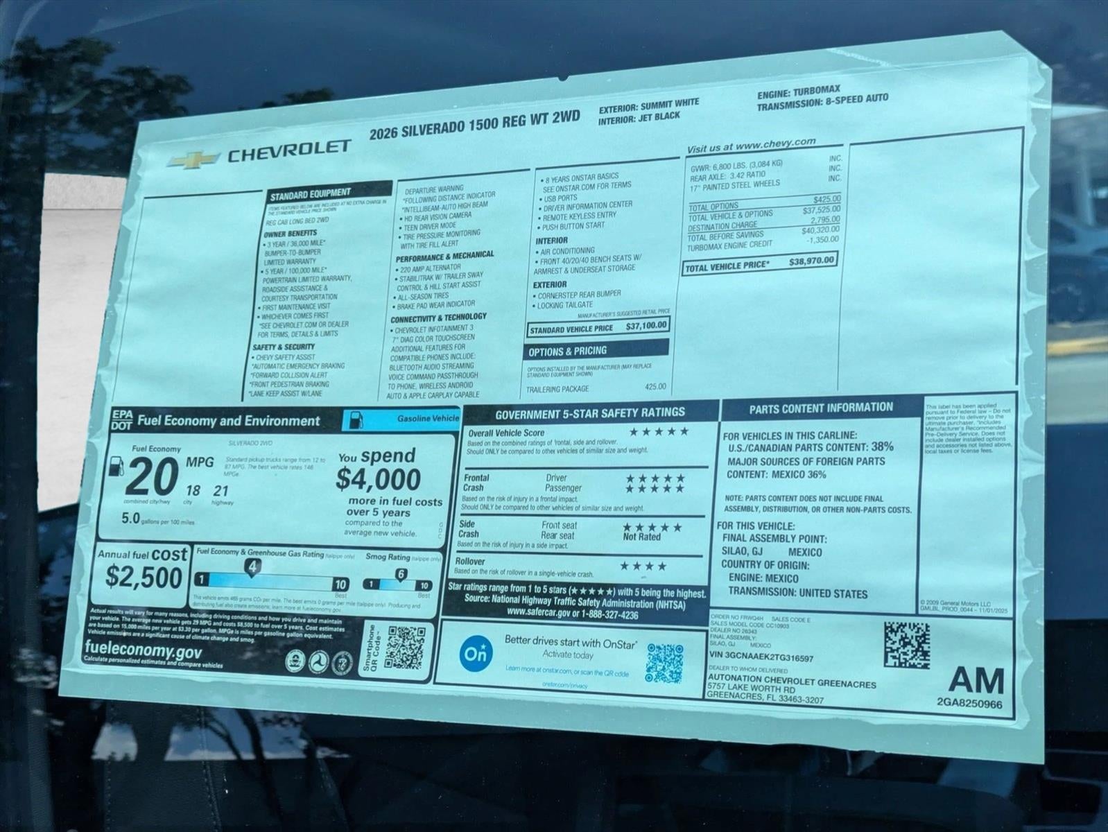 2026 Chevrolet Silverado 1500 WT