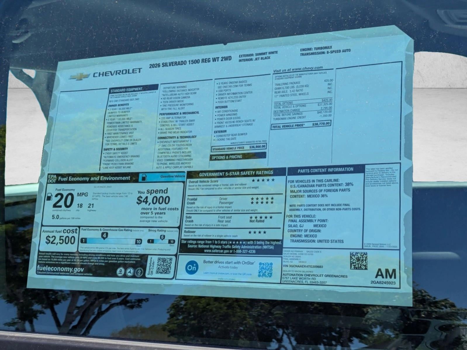 2026 Chevrolet Silverado 1500 WT