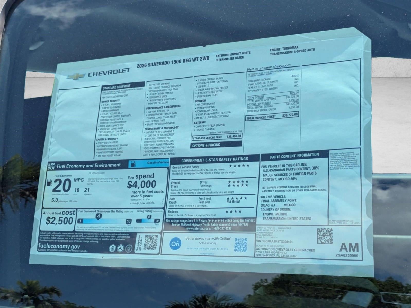 2026 Chevrolet Silverado 1500 WT