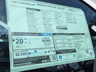 2026 Chevrolet Silverado 1500 WT