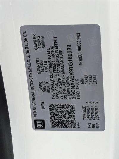 2026 Chevrolet Silverado 1500 WT