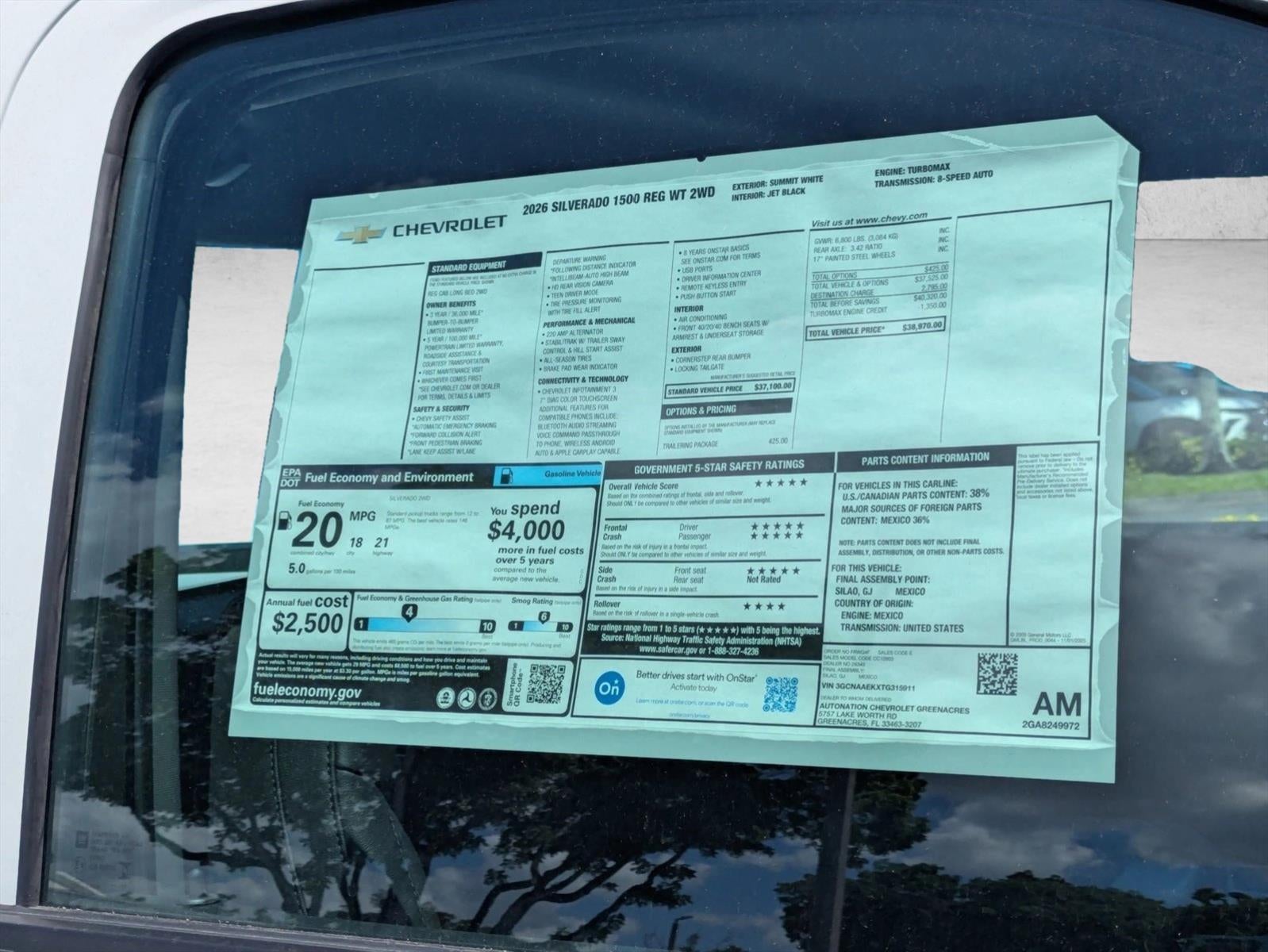 2026 Chevrolet Silverado 1500 WT