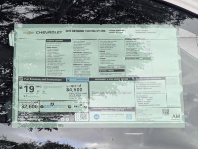 2026 Chevrolet Silverado 1500 WT