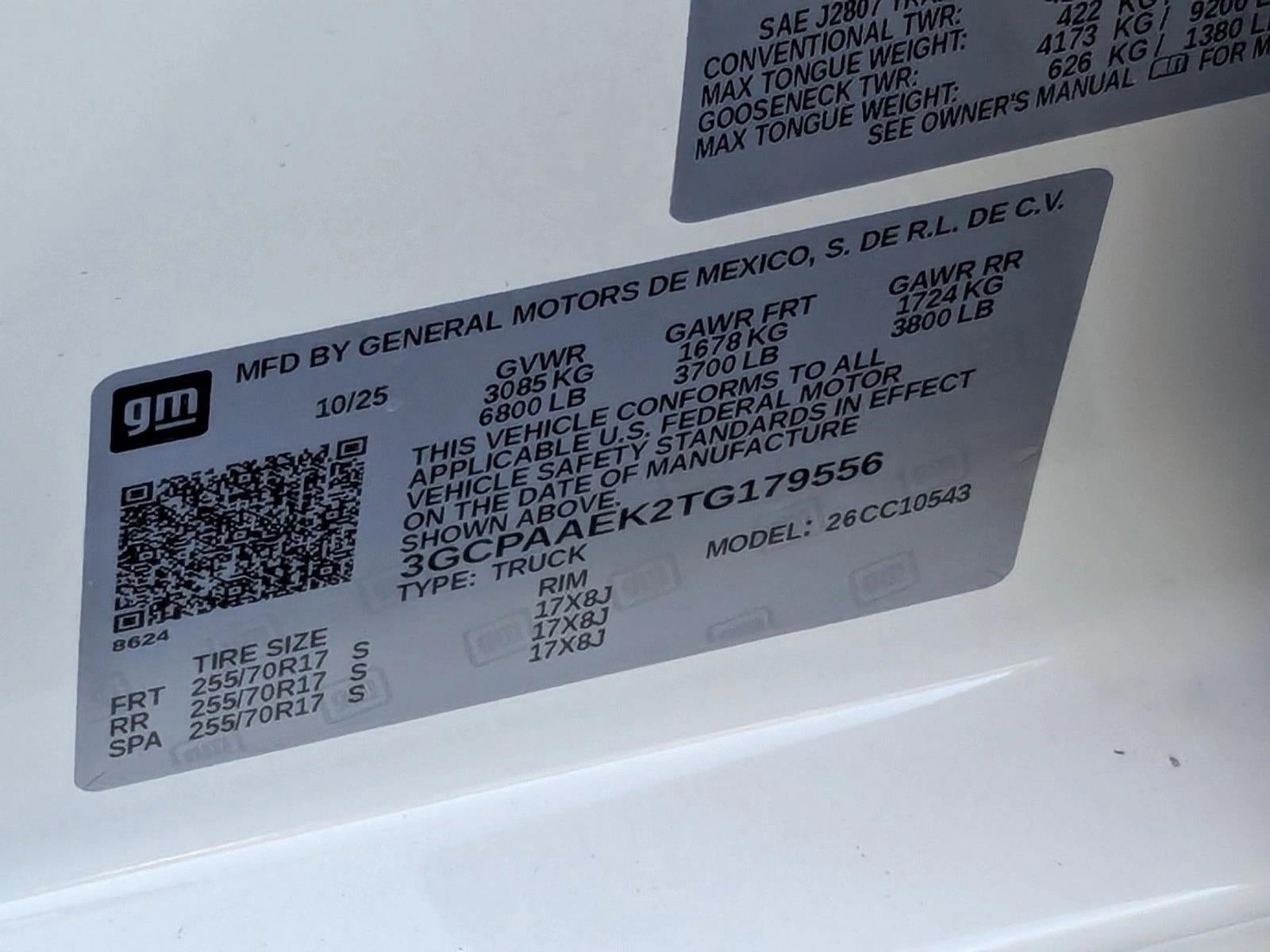 2026 Chevrolet Silverado 1500 WT