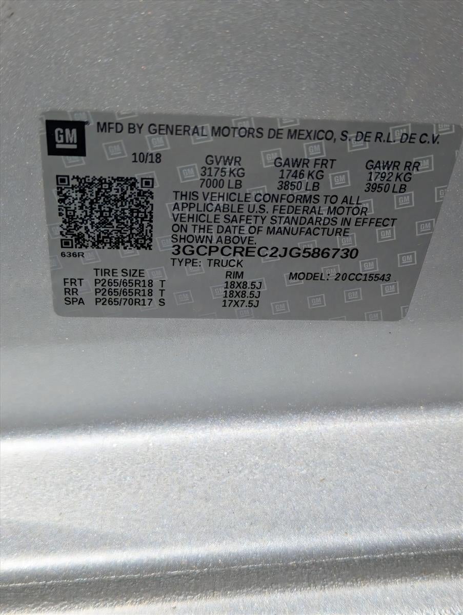 2018 Chevrolet Silverado 1500 LT