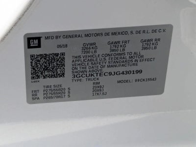 2018 Chevrolet Silverado 1500 High Country