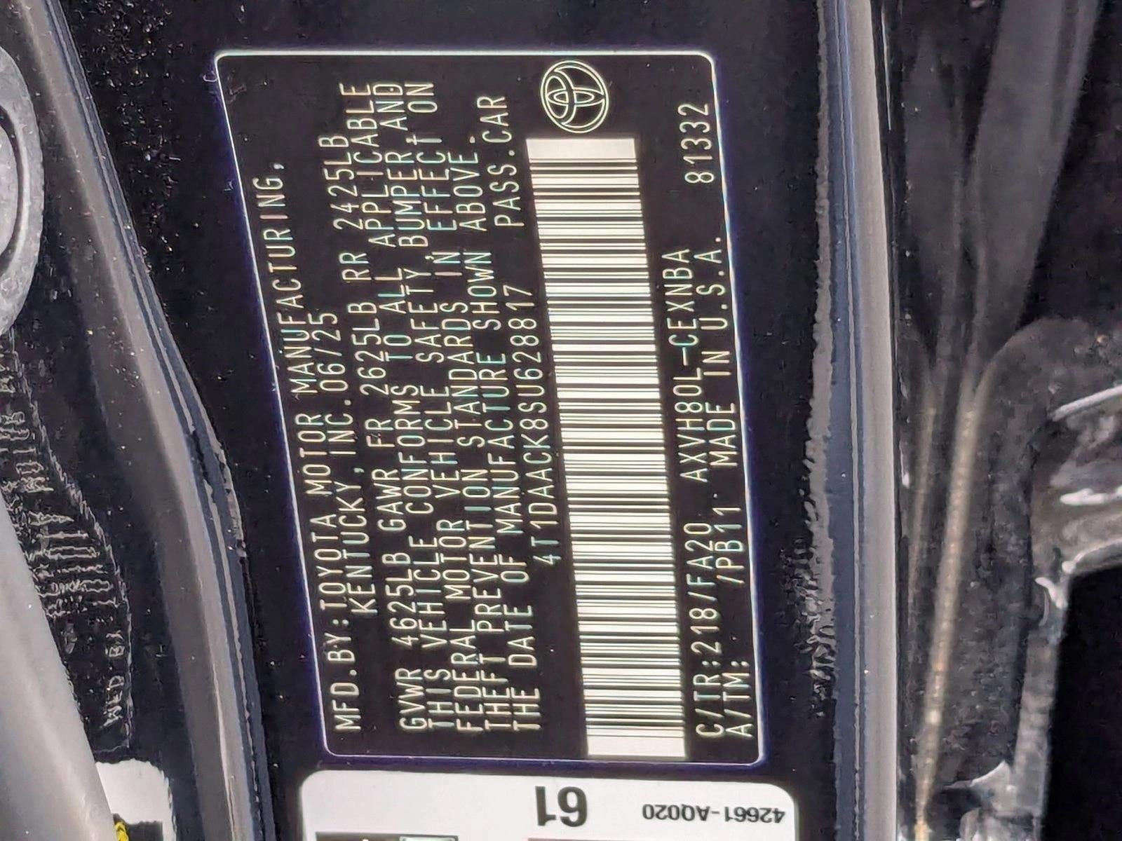 2025 Toyota Camry LE