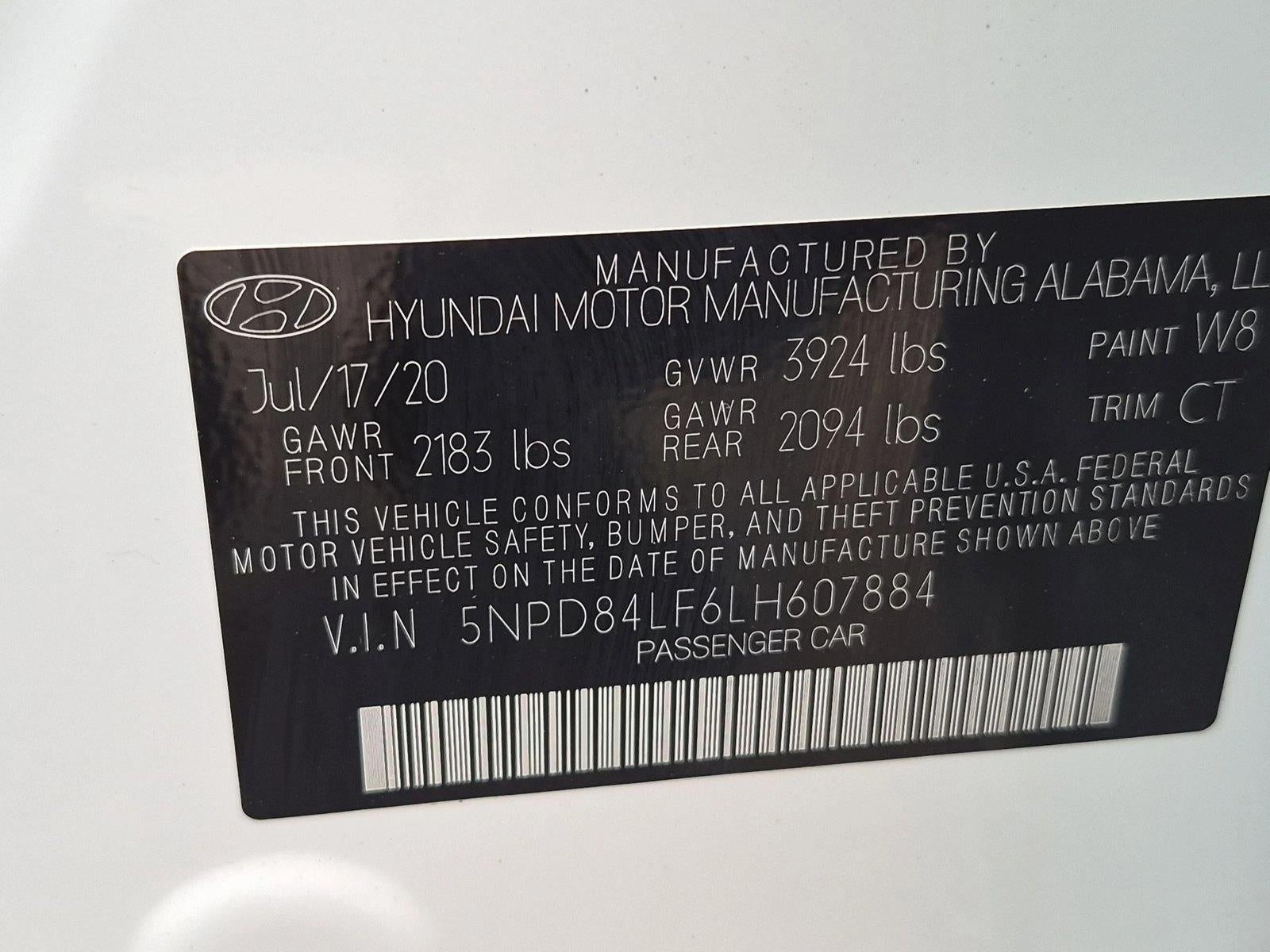 2020 Hyundai Elantra Value Edition