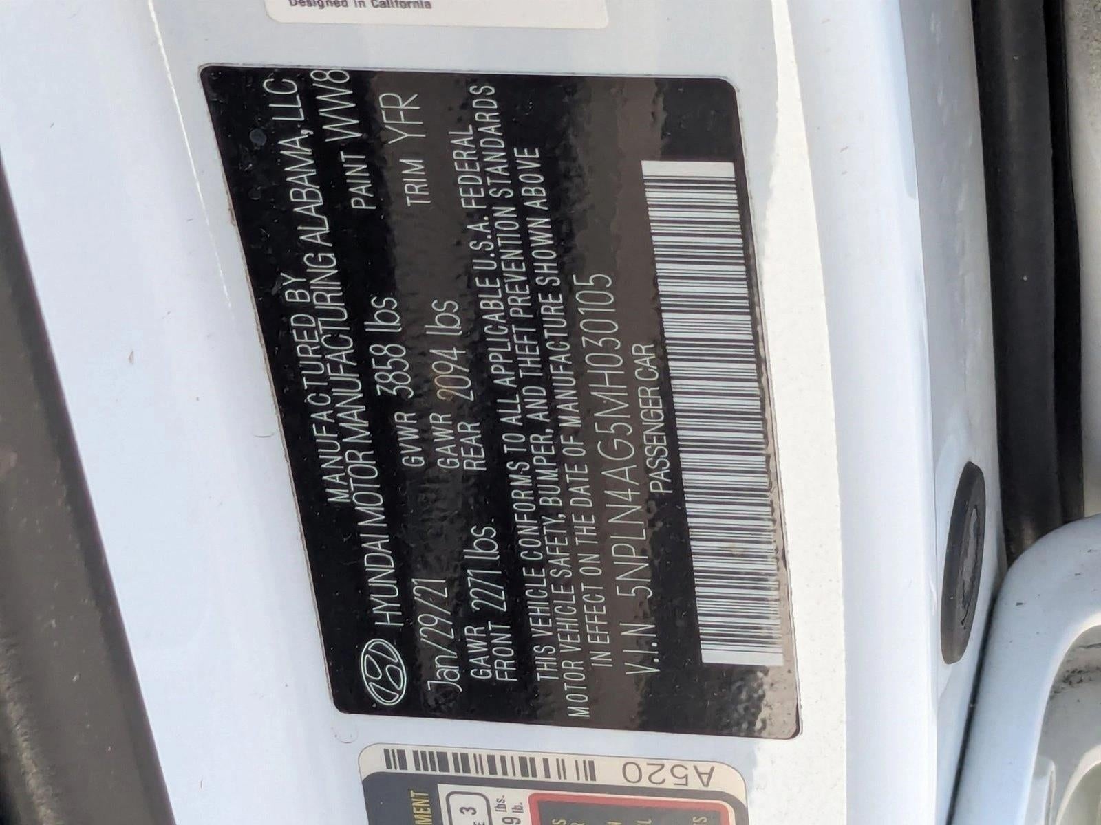 2021 Hyundai Elantra SEL