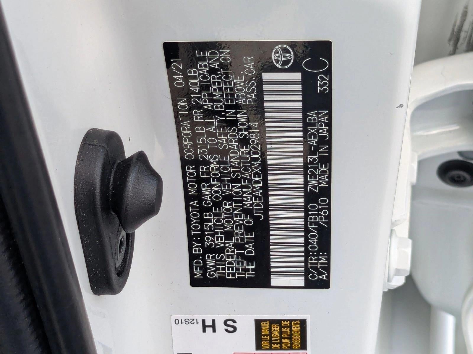 2021 Toyota Corolla Hybrid LE