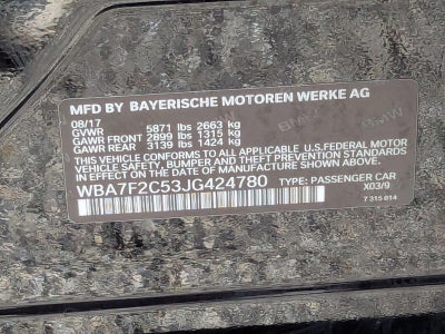 2018 BMW ALPINA B7 xDrive