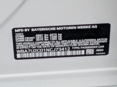 2022 BMW 7 Series 750i xDrive